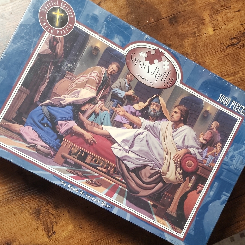 SERENDIPITY‎ | To Whom He Forgave Most 1000-Piece Christian Jesus Puzzle 17 X 26